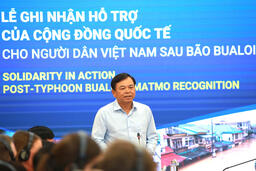Việt Nam nhận hơn 9,6 triệu USD cứu trợ sau bão Bualoi và Matmo
