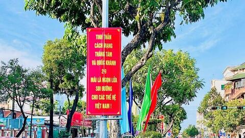 TP. Cần Thơ rực rỡ cờ hoa trước dịp Quốc khánh 2/9