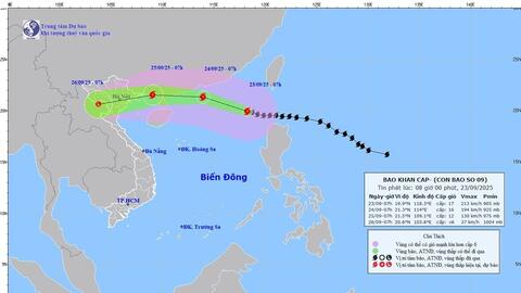 Hà Tĩnh ra công điện chủ động ứng phó với siêu bão Ragasa