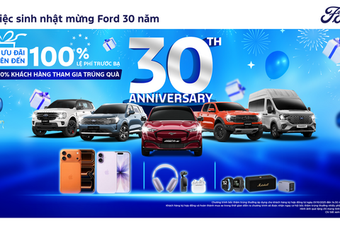 Ford Việt Nam tri ân khách hàng nhân dịp sinh nhật 30 năm