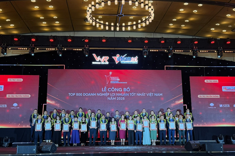 Tôn vinh Top 500 Doanh nghiệp lợi nhuận tốt nhất Việt Nam năm 2025