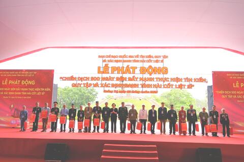 Phát động chiến dịch 500 ngày đêm tìm kiếm 7.000 hài cốt liệt sĩ trên toàn quốc