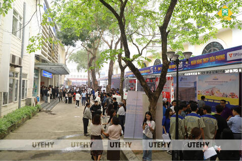 Ngày hội việc làm UTEHY 2026: Gần 6.000 cơ hội, 1.500 sinh viên được tuyển