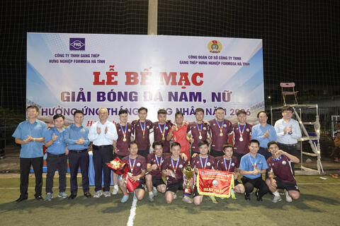 Sôi động Giải bóng đá Công đoàn Formosa Hà Tĩnh 2026