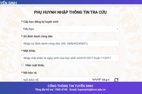 Những điểm mới phụ huynh TPHCM cần lưu ý trong tuyển sinh đầu cấp