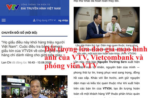 Cảnh báo thủ đoạn giả mạo báo chí và thương hiệu Vietcombank để dụ dỗ đầu tư nền tảng tiền số trái phép
