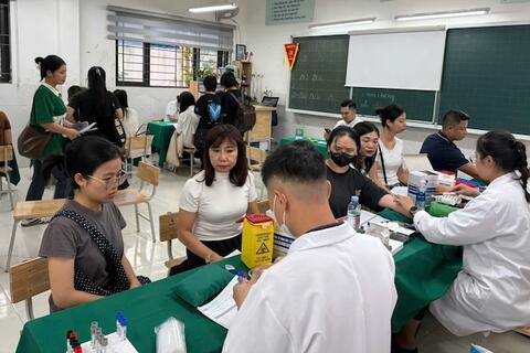 120 đoàn viên, người lao động phường Từ Liêm được khám sức khỏe miễn phí