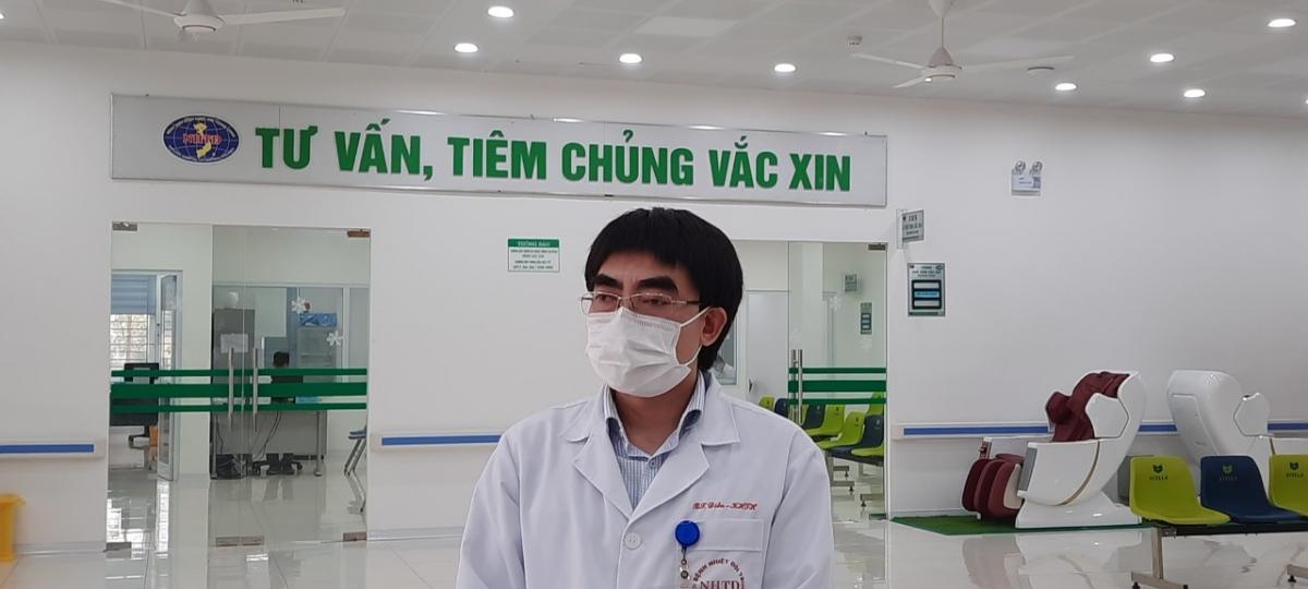 TS.BS Vũ Minh Điền, Phó Giám đốc Trung tâm phòng, chống dịch, Bệnh viện Bệnh Nhiệt đới Trung ương.