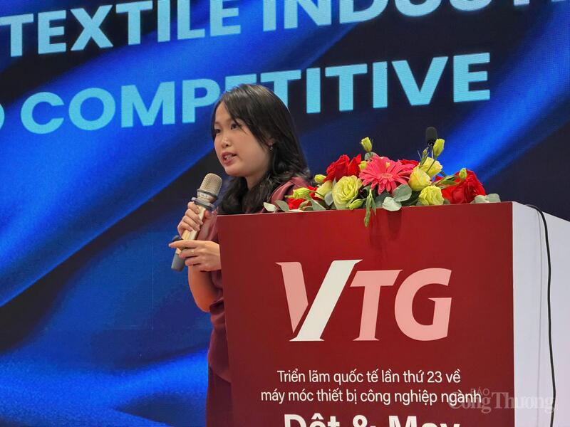 Bà Nguyễn Thúy Vi - Phó Tổng Thư ký, Hiệp hội Bông Sợi Việt Nam (VCOSA) Ảnh: Minh Anh