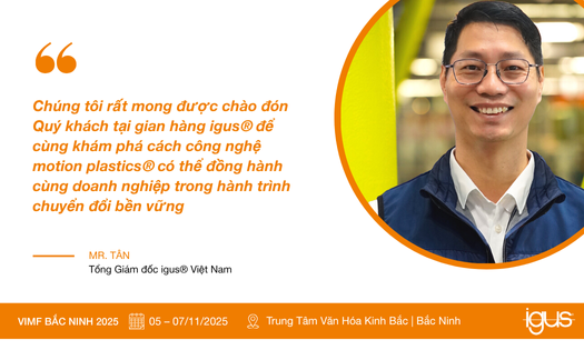 Mr. Tân – Tổng Giám đốc igus® Việt Nam