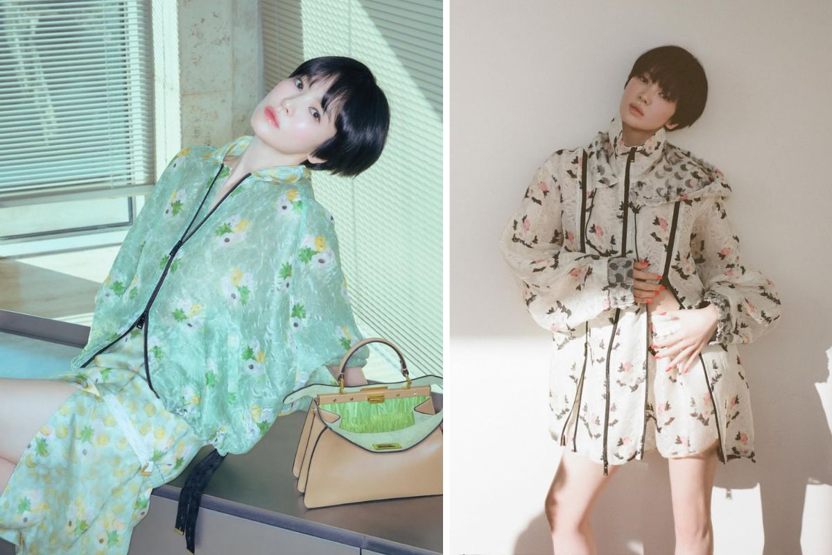 Song Hye Kyo cá tính với tóc tém. Ảnh: Lotte