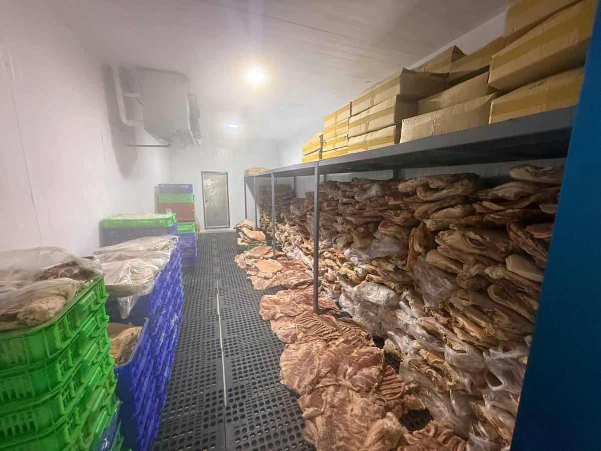 Hình ảnh kho sản phẩm. Ảnh: Công an cung cấp