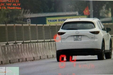 Phạt nguội nhiều chủ xe lỗi quá tốc độ theo Nghị định 168