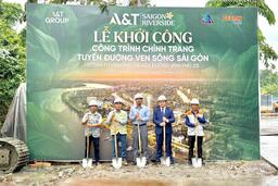 A&T Group chính thức khởi công chỉnh trang tuyến đường ven sông Sài Gòn
