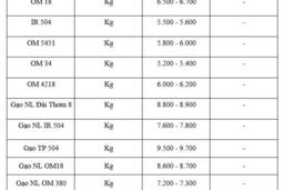 Giá lúa gạo hôm nay ngày 9/1: Gạo thơm dẻo neo cao, lúa tươi vững giá