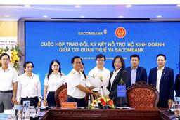 Sacombank ký kết hợp tác với thuế TP. HCM hỗ trợ hộ kinh doanh chuyển đổi số, triển khai hóa đơn điện tử