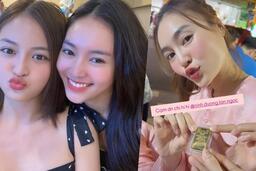 Ninh Dương Lan Ngọc tặng vàng cho diễn viên giờ vàng trong ngày Vía Thần Tài