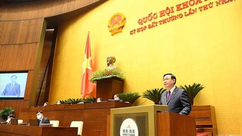 Khai mạc Kỳ họp bất thường lần thứ Nhất, Quốc hội khoá XV