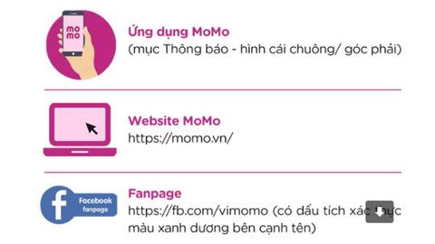 Ví điện tử MoMo cảnh báo hiện tượng giả mạo gói hỗ trợ, quà tặng để lừa đảo