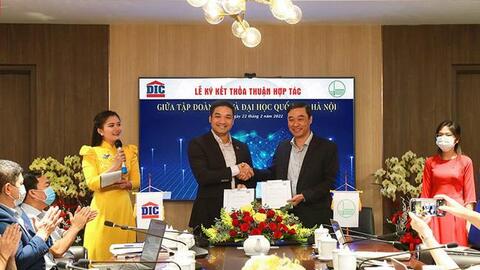 DIC Group (DIG) hợp tác với Đại học Quốc gia Hà Nội tham gia vào lĩnh vực giáo dục