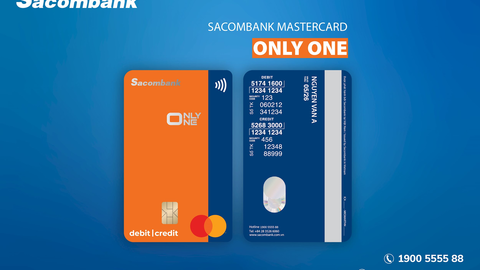 Sacombank ra mắt thẻ quốc tế tích hợp 1 chip