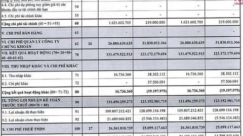 Mảng cho vay ký quỹ và tự doanh tăng trưởng tốt, Chứng khoán Rồng Việt (VDSC) báo lãi sau thuế hơn 105 tỷ trong quý 1/2022