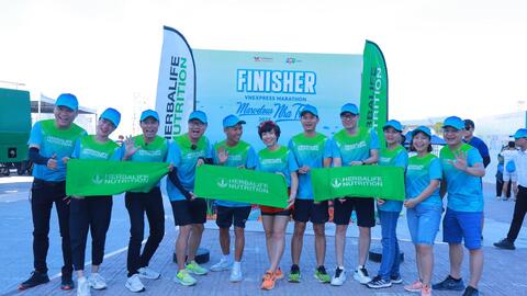 Herbalife Việt Nam tài trợ dinh dưỡng tại VnExpress Marathon Marvelous Nha Trang 2022