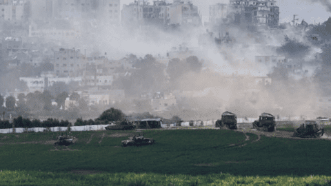 Israel tung hình ảnh đoàn xe tăng ở Dải Gaza