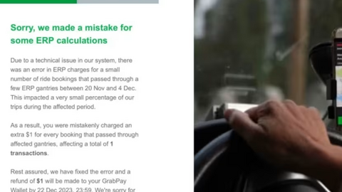 Grab tại Singapore sử dụng ứng dụng lỗi thời, hơn 40.000 khách hàng bị ảnh hưởng