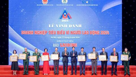 MobiFone lọt top 67 Doanh nghiệp tiêu biểu vì Người lao động năm 2024
