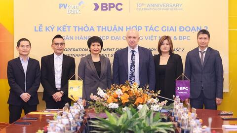 PVcomBank và BPC kỷ niệm 10 năm hợp tác: Định hình tương lai ngành ngân hàng Việt Nam