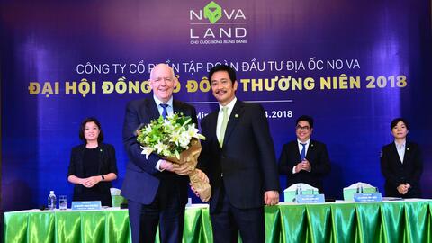 Novaland đặt mục tiêu tăng 87% doanh thu thuần và 55% lợi nhuận so với năm 2017