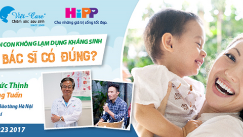 BV Hồng Ngọc tổ chức hội thảo “Nuôi con không lạm dụng kháng sinh” tại Bảo tàng Hà Nội