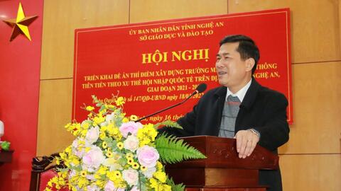 Nghệ An thí điểm triển khai mô hình trường mầm non, phổ thông tiên tiến