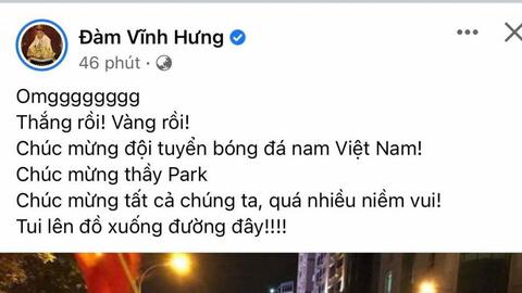 Dàn sao Việt ‘nhuộm đỏ’ mạng xã hội, ăn mừng U23 Việt Nam vô địch SEA Games 31