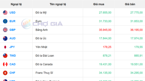 Tỷ giá USD hôm nay 30/10: Giảm nhẹ tại ngân hàng, chợ đen tăng mạnh