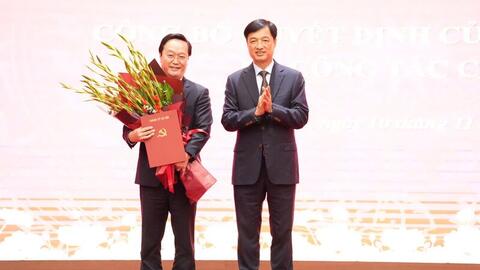 Ông Nguyễn Đức Trung được phân công làm Phó Bí thư Thành ủy Hà Nội