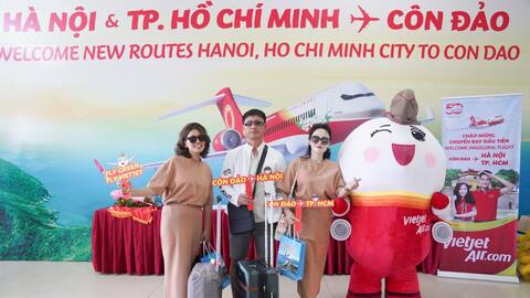 Vietjet tiếp tục khai thác các đường bay đến Côn Đảo từ 3/12/2025