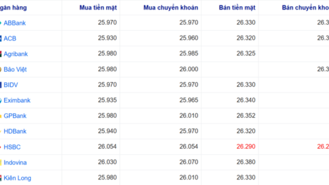 Tỷ giá USD ngày 28/1/2026: 'Chợ đen' bật tăng mạnh