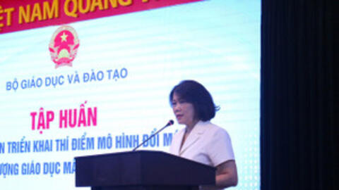 Bắt đầu thí điểm Mô hình đổi mới, nâng cao chất lượng giáo dục mầm non