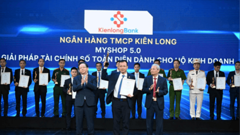 Hỗ trợ tối đa cho Hộ kinh doanh, KienlongBank và MyShop 5.0 thắng lớn tại Giải thưởng Chuyển đổi số 2026