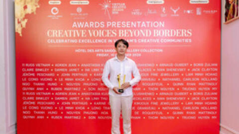 Họa sĩ trẻ Vương Lê và cú đúp danh hiệu tại Vietnam Creative Awards 2026