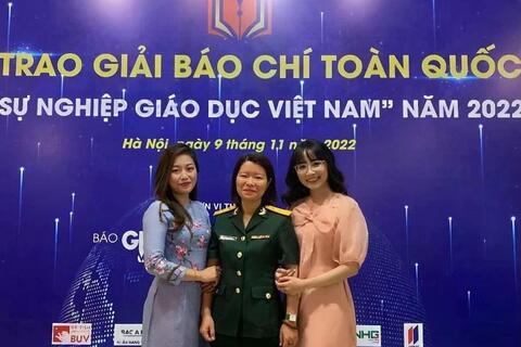 Giải báo chí toàn quốc Vì sự nghiệp Giáo dục lan toả đam mê cống hiến