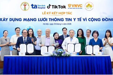 BVĐK Tâm Anh và VNVC hợp tác xây dựng mạng lưới thông tin y tế vì cộng đồng trên TikTok
