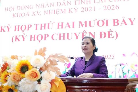 Lai Châu: Khai mạc kỳ họp chuyên đề xem xét nhiều nội dung quan trọng