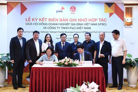 Hội đồng Doanh nghiệp Gia đình Việt Nam và PwC Việt Nam hợp tác thúc đẩy sự phát triển doanh nghiệp tư nhân và gia đình