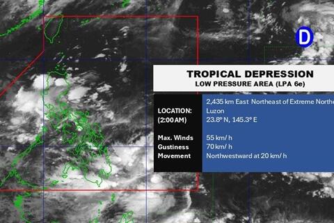 Áp thấp nhiệt đới gần Philippines khả năng cao mạnh thành bão hôm nay