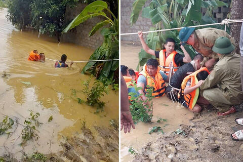 Gần 2.000ha lúa, hoa màu ở Thanh Hóa bị bão Bualoi tàn phá, nguy cơ mất trắng