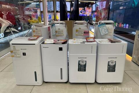Thị trường máy hút ẩm vào mùa cao điểm