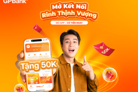 GPBank tung ưu đãi quét QR hoàn tiền 50.000 đồng, bắt nhịp làn sóng thanh toán số